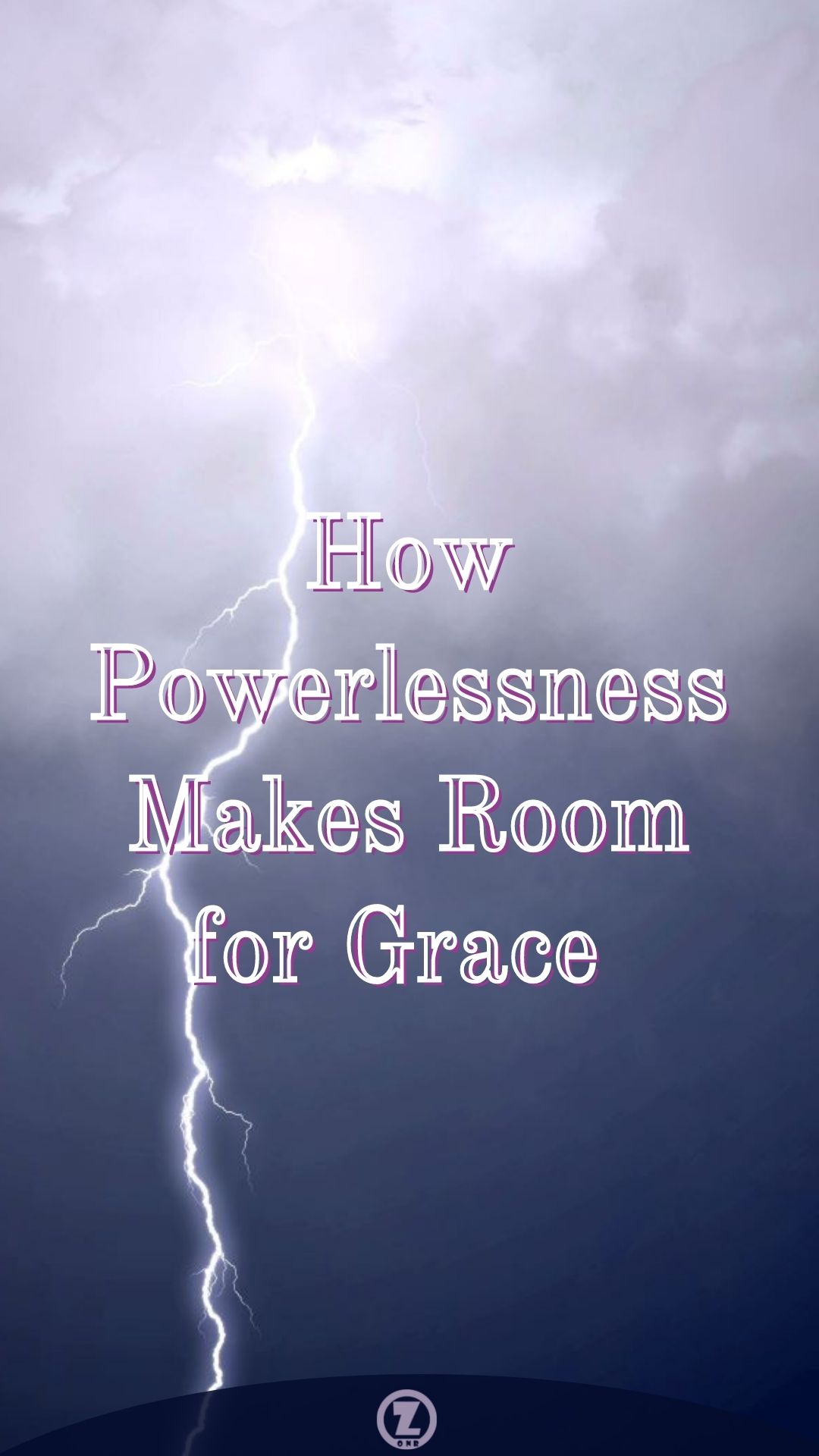 Read more about the article How Powerlessness Makes Room for Grace – Step 1