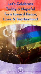 Read more about the article Let’s Celebrate Today a Hopeful Turn toward Peace, Love & Brotherhood in All Our Lives – Step 8﻿