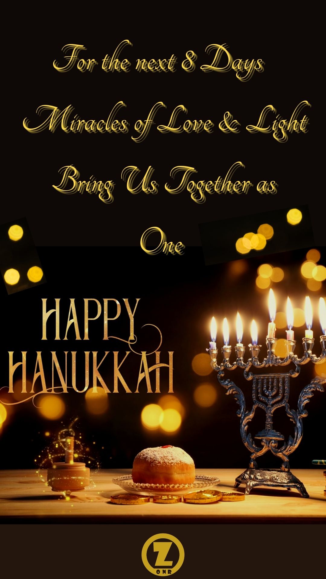 Read more about the article The 8 Days Hanukkah Now begin: Where Love, Light & Peace Bring Us Together as One – Step 9