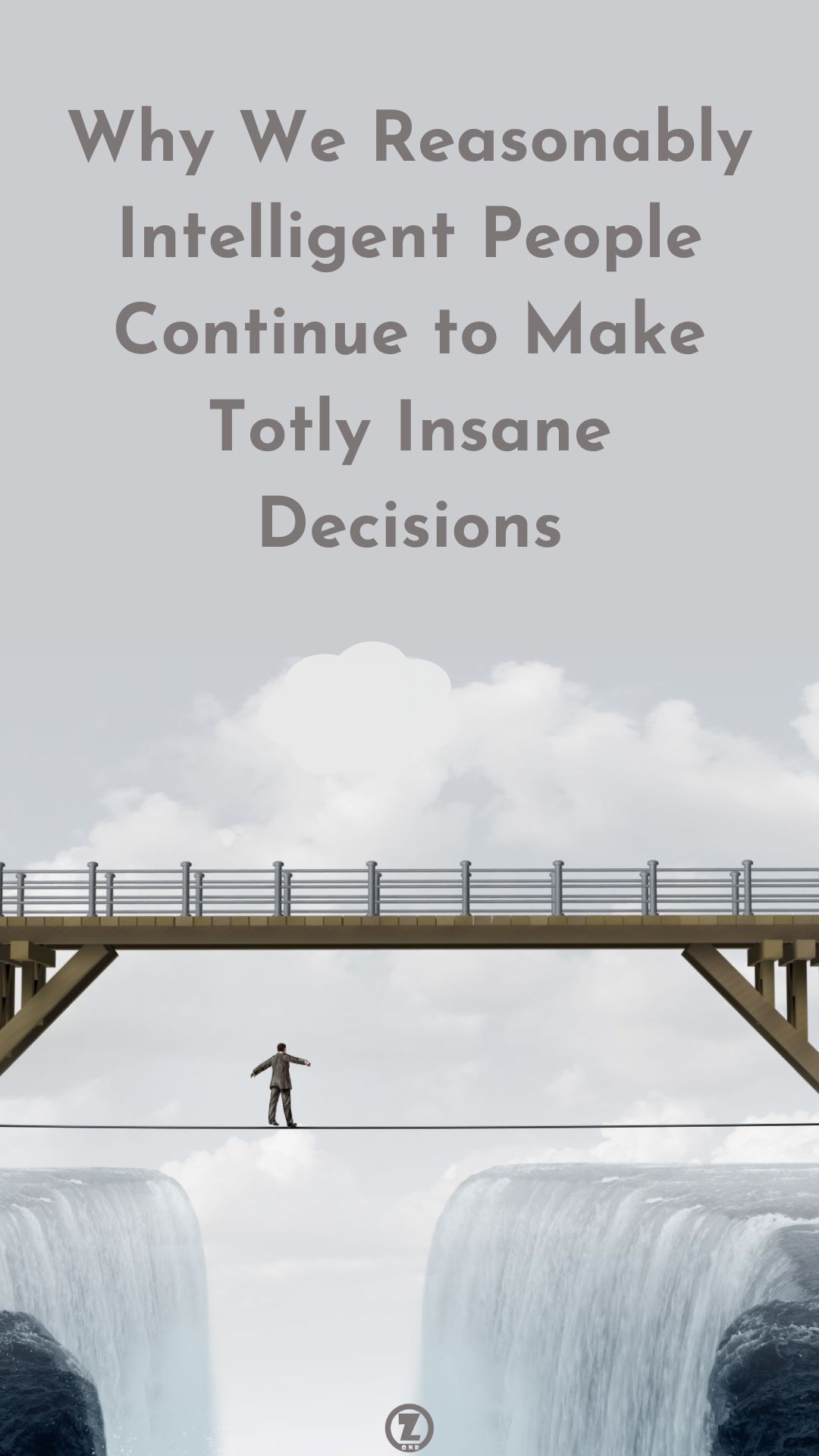 Read more about the article Why We Reasonably Intelligent People Continue to make Totly Insane Decisions – Step 2